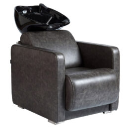 Club Textured Black Wash Lounge mit schwarzem Waschbecken