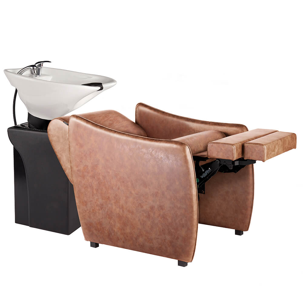 1535-T Harriet-Tan XL White Basin Reclined 1