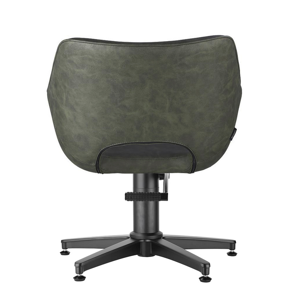 4109-SG Dawn Sage Green Salon Chair Back Black Base